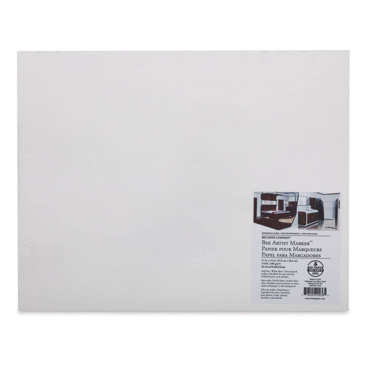 Bee Paper Aquabee Manga Artist Paper Pack - 11" x 14", 50 Sheets